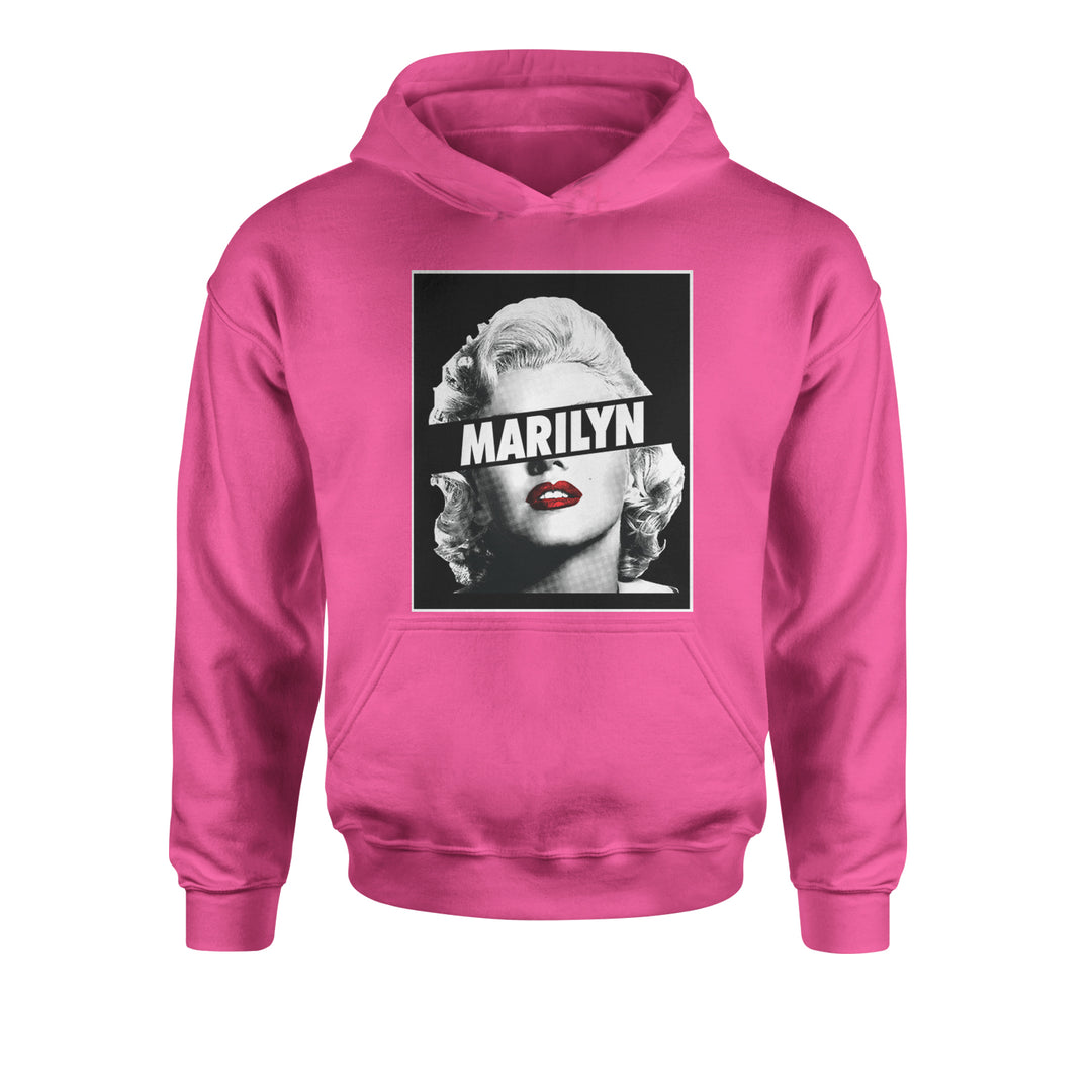 Marilyn Monroe Censored Youth-Sized Hoodie american, icon, marilyn, monroe by Expression Tees