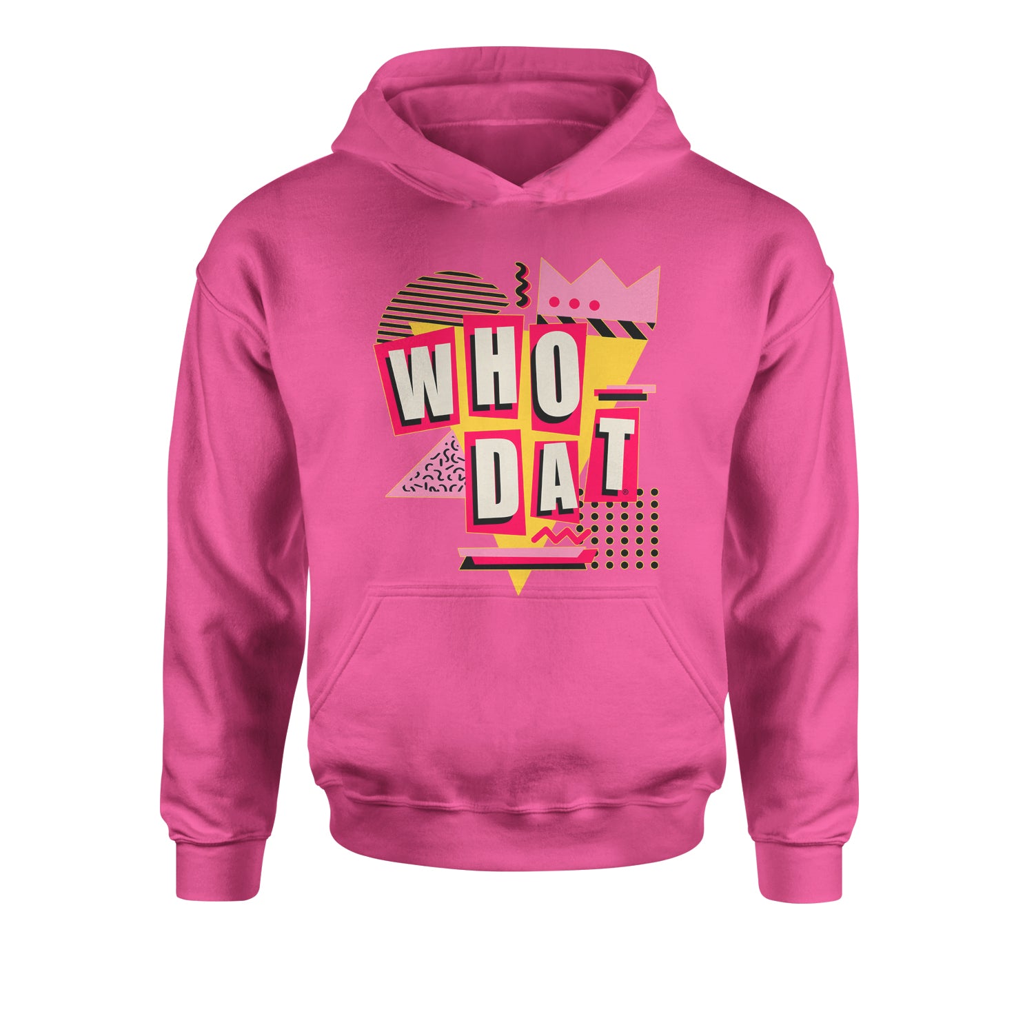Who Dat New Orleans Youth-Sized Hoodie brees, colston, drew, louisiana, marques, payton, sean by Expression Tees