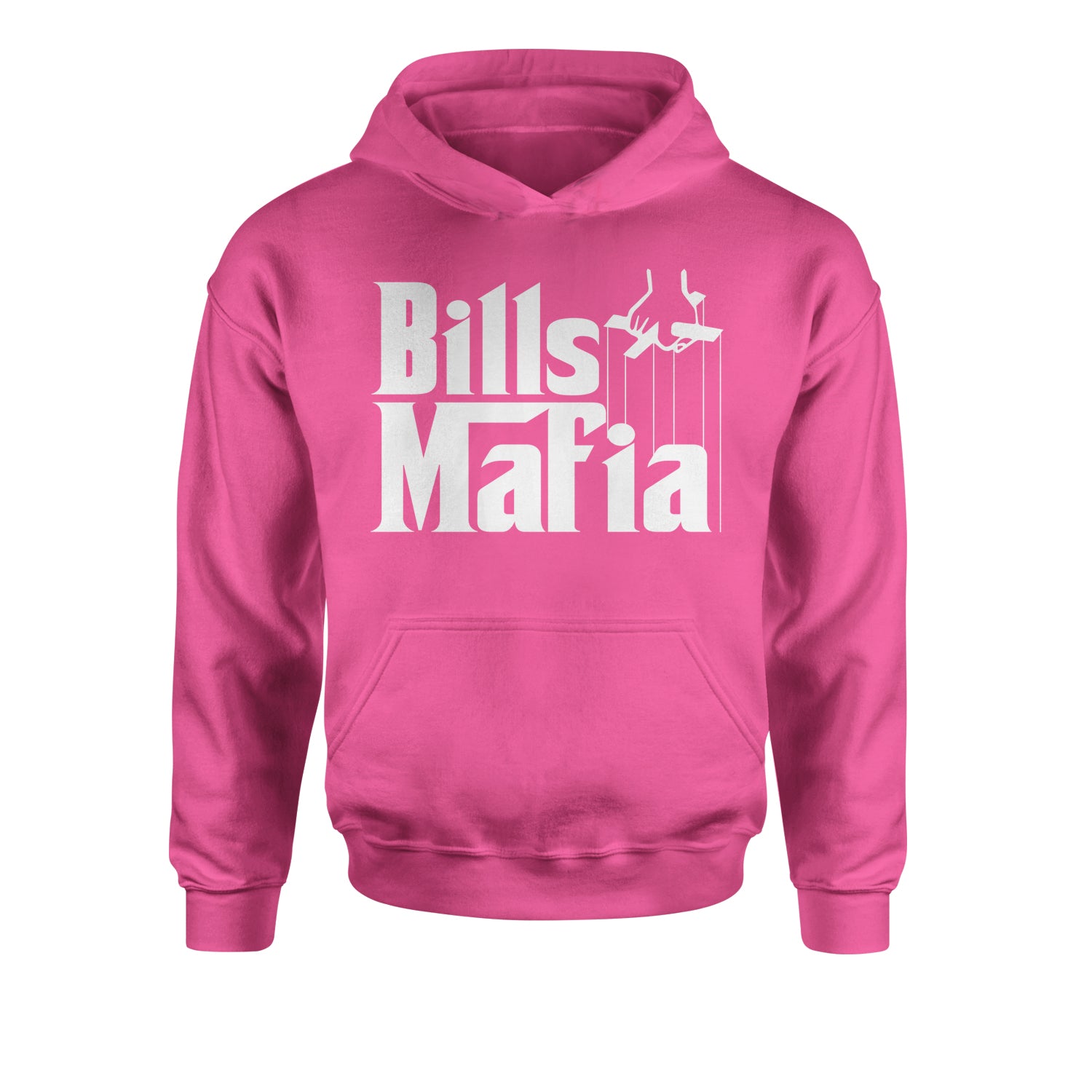Mafia Bills Mafia Godfather Youth-Sized Hoodie bills, fan, father, football, god, godfather, new, sports, team, york by Expression Tees
