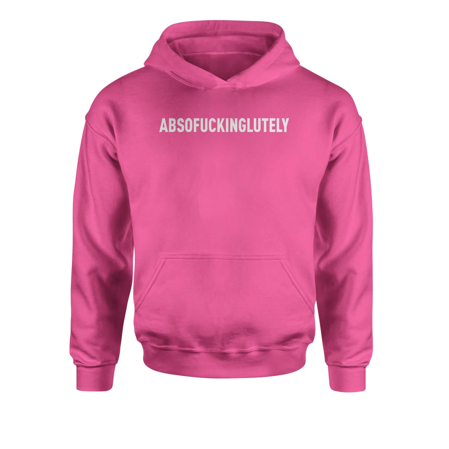 Abso f-cking lutely Youth-Sized Hoodie funny, shirt by Expression Tees