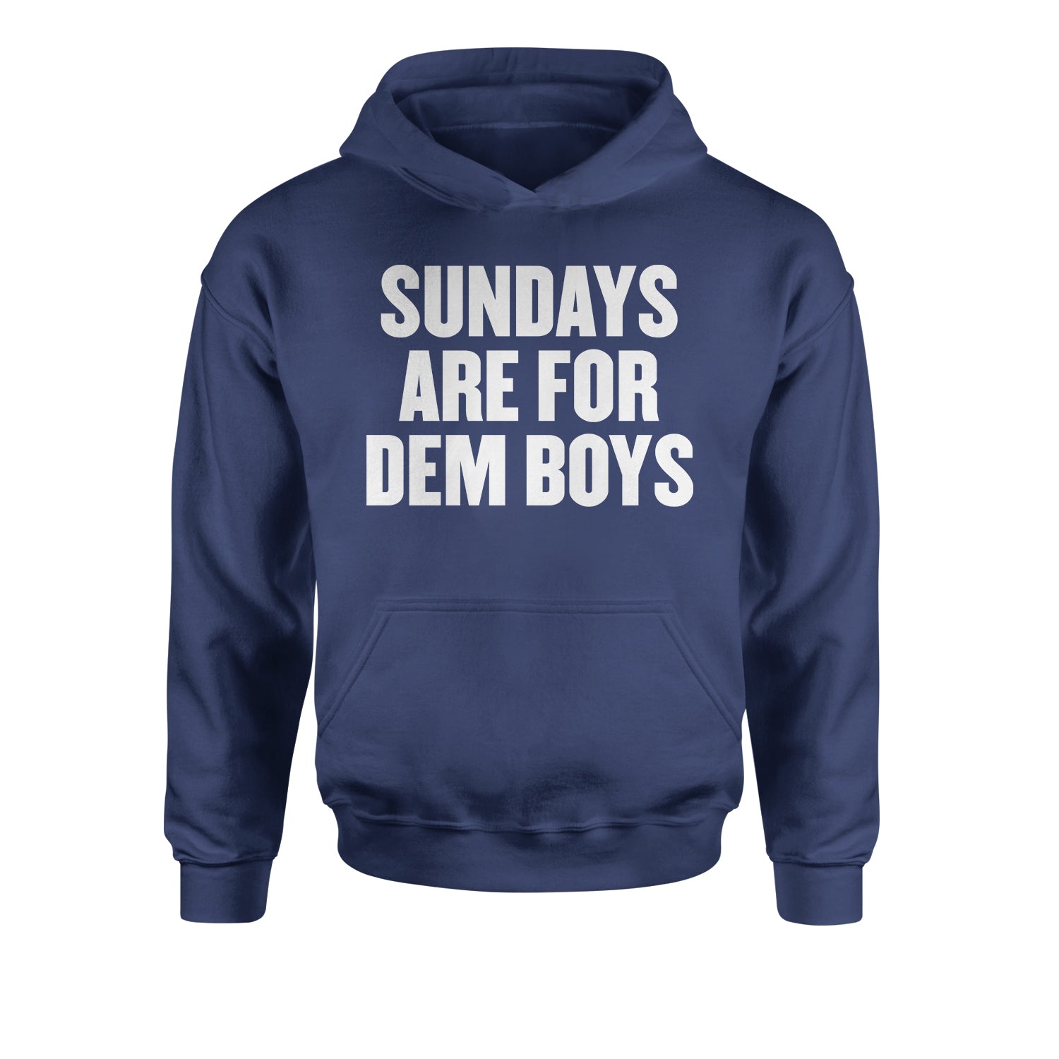 Sundays Are For Dem Boys Youth-Sized Hoodie dallas, fan, jersey, team, texas by Expression Tees