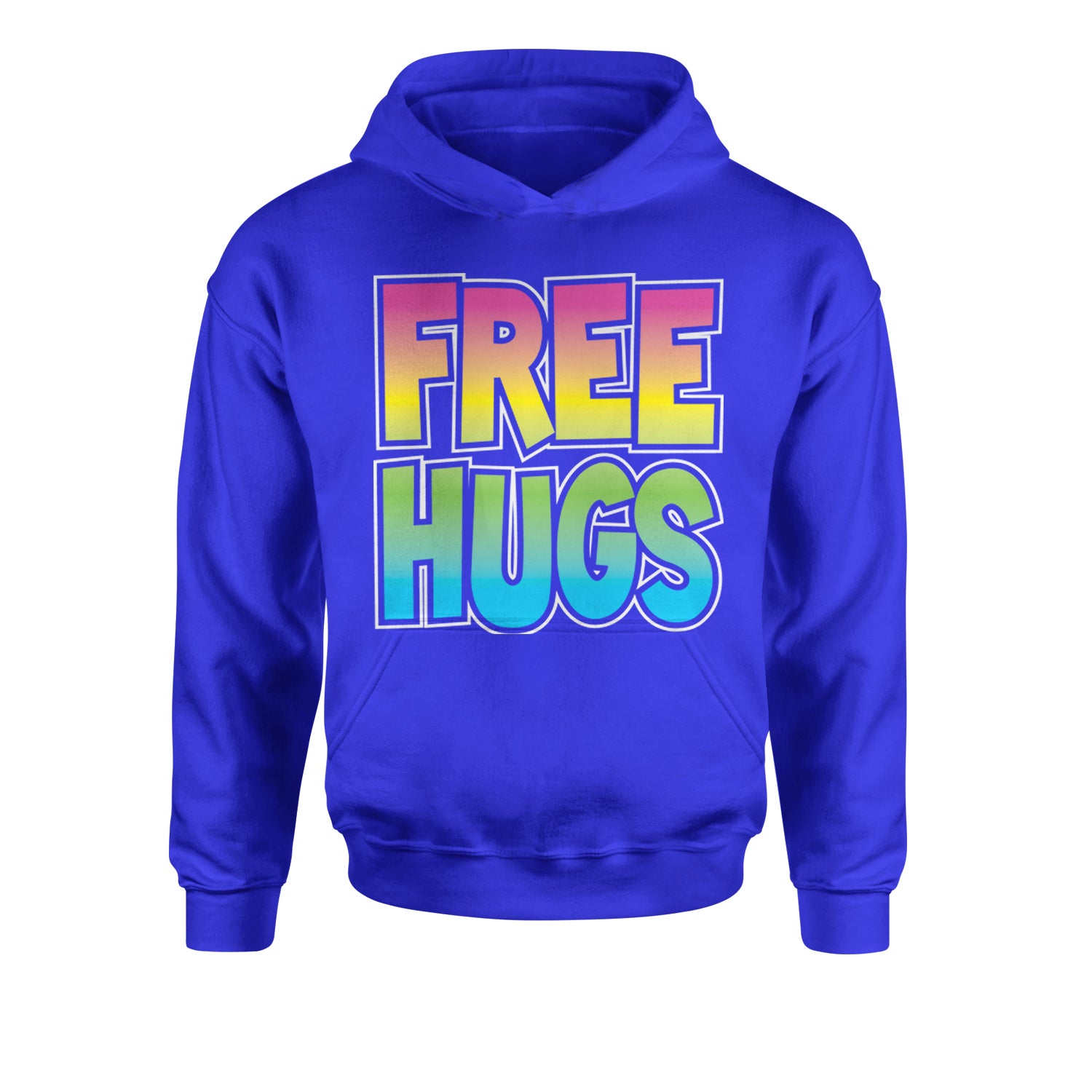 Free Hugs Youth-Sized Hoodie free, hugger, hugging, hugs by Expression Tees