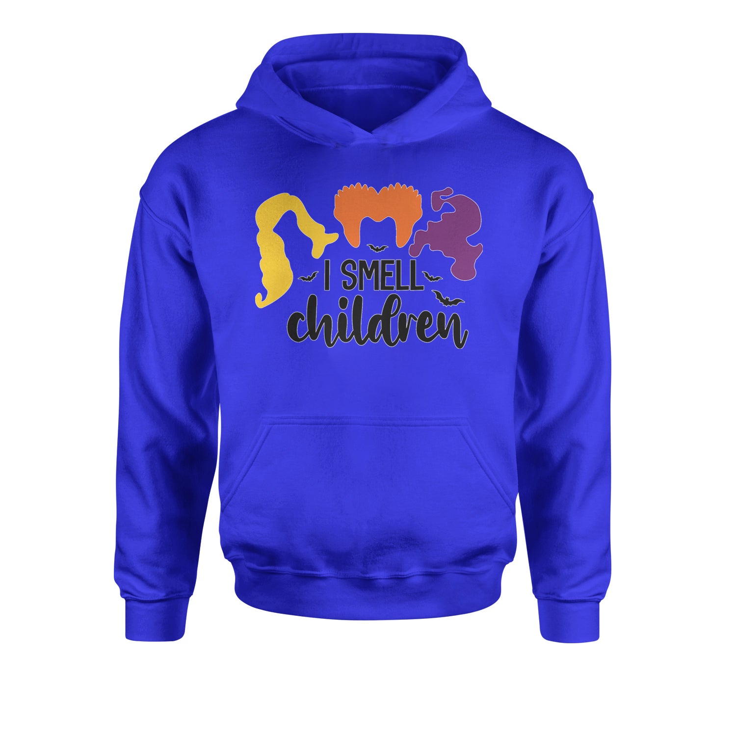 I Smell Children Hocus Pocus Youth-Sized Hoodie descendants, enchanted, eve, hallows, hocus, or, pocus, sanderson, sisters, treat, trick, witches by Expression Tees