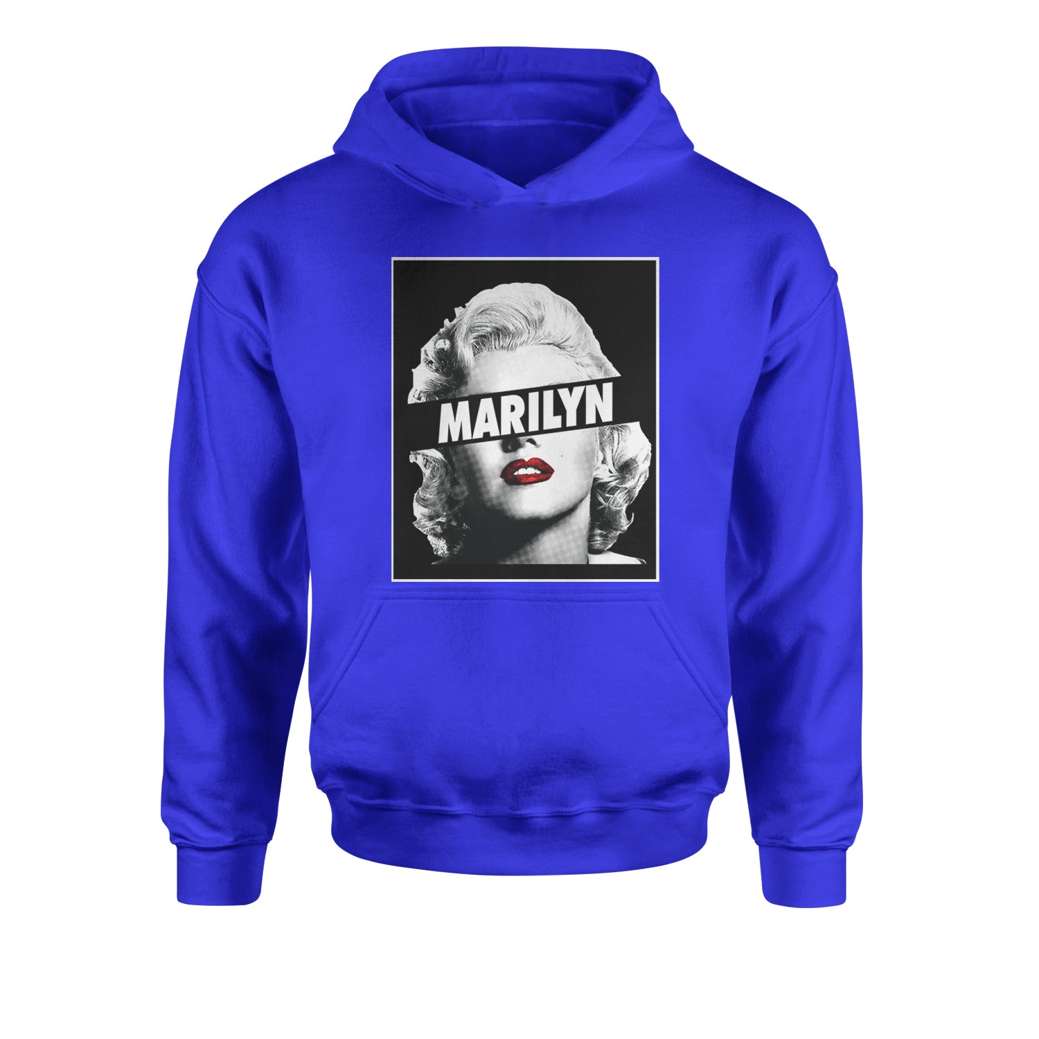 Marilyn Monroe Censored Youth-Sized Hoodie american, icon, marilyn, monroe by Expression Tees